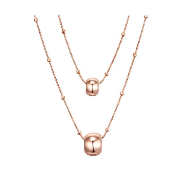 Colier Runaway Jingle, roz-auriu-image-1