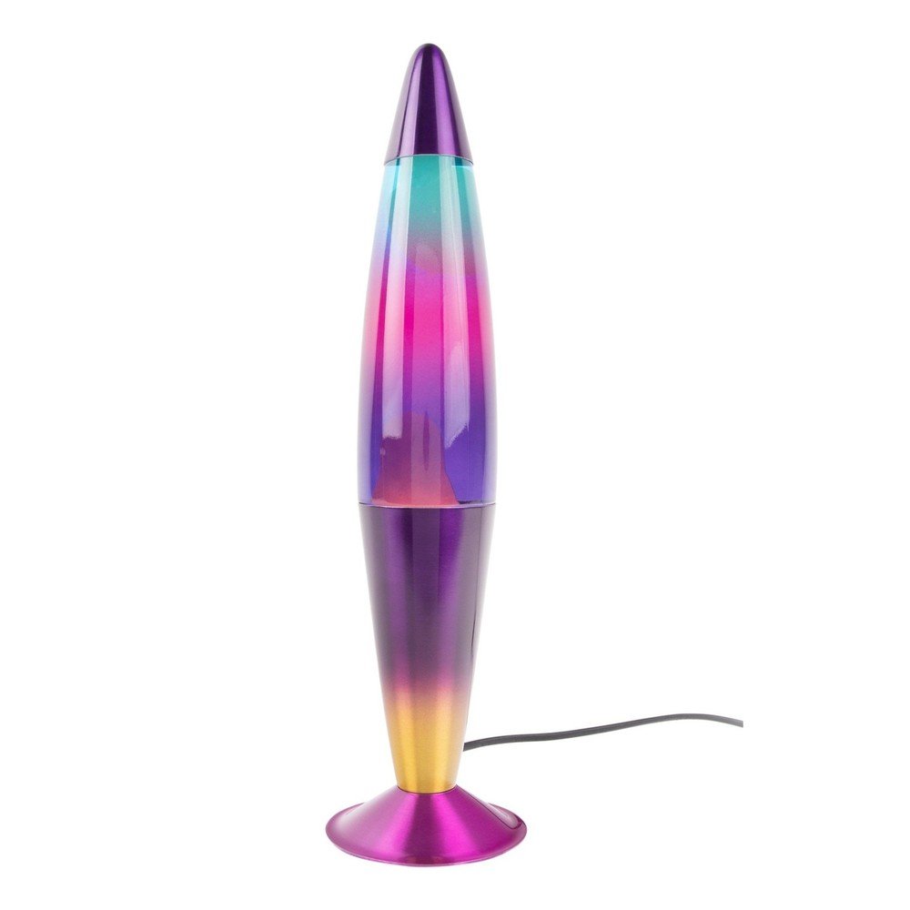 Lava lamp din sticlă (înălțime 415 cm) Rainbow Rocket Lava – Leitmotiv