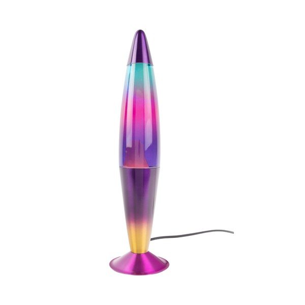 Lava lamp din sticlă (înălțime 41,5 cm) Rainbow Rocket Lava – Leitmotiv