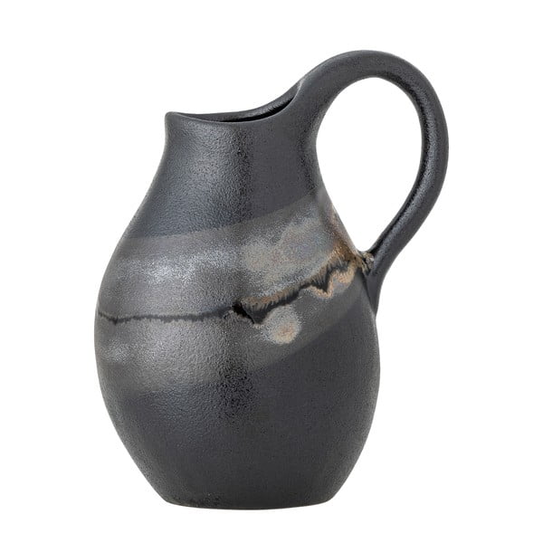 Vază gri închis din gresie (înălțime 15 cm) Alvena – Bloomingville