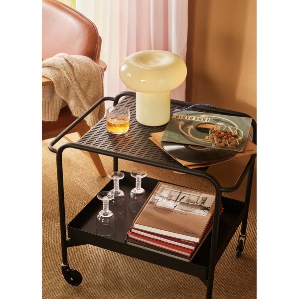 Măsuță de servire cu roți din metal 47x66 cm Push – Hübsch-image-2