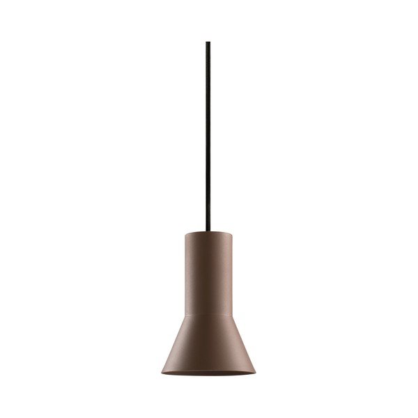 Lustră maro cu intensitate reglabilă din aluminiu ø 10 cm Evan – Jotex