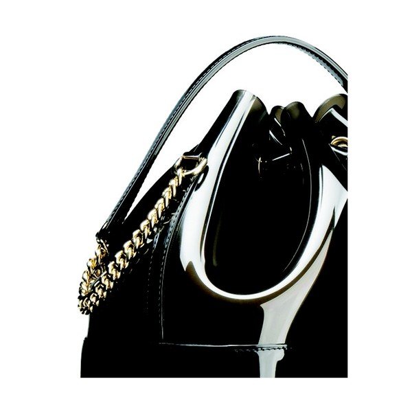 Geantă de mână din plastic Kartell Grace K, gri-cărbune-image-2
