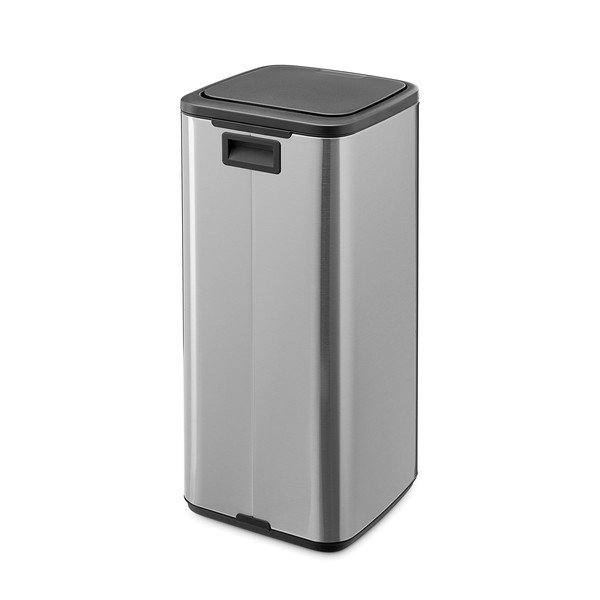 Coș de gunoi argintiu mat cu senzori de atingere din oțel 30 l Bo Touch – Brabantia-image-4