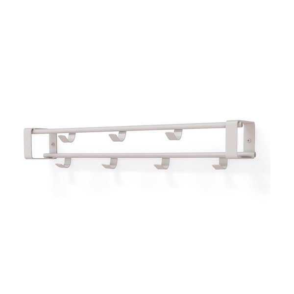 Cuier de perete taupe cu raft din oțel 60 cm Rex – Spinder Design-image-3