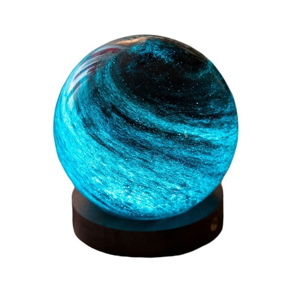 Decorațiune luminoasă maro închis/în culoare naturală închisă cu USB ø 8 cm Stellar Ocean – Gingko