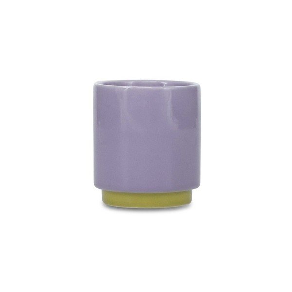 Ceașcă verde/mov din gresie ceramică 130 ml Duo – ONA