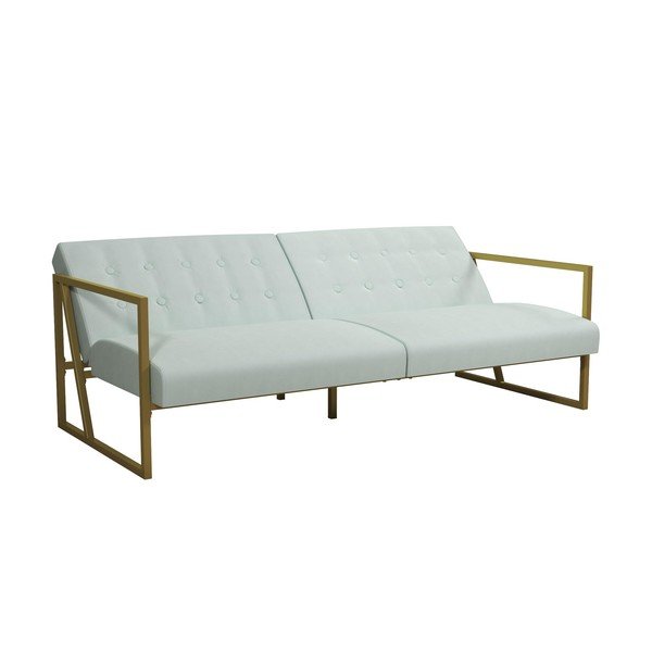 Canapea albă cu tapițerie din catifea 185 cm Lexington – Støraa-image-3