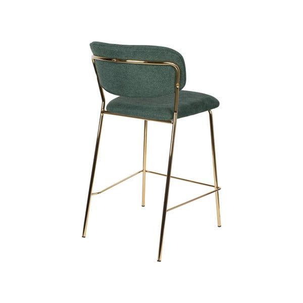 Scaune de bar verde-închis 2 buc. 89 cm Jolien – White Label-image-4