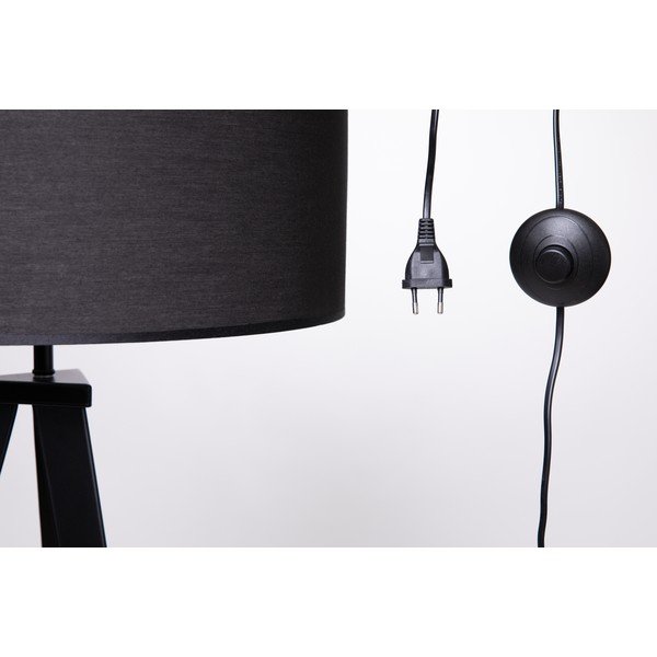 Lampadar cu picioare din metal Bonami Essentials Kiki, negru-image-2