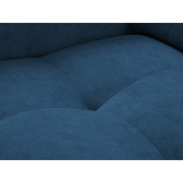 Canapea reglabilă cu suprafață de catifea Milo Casa Nico, albastru-image-1