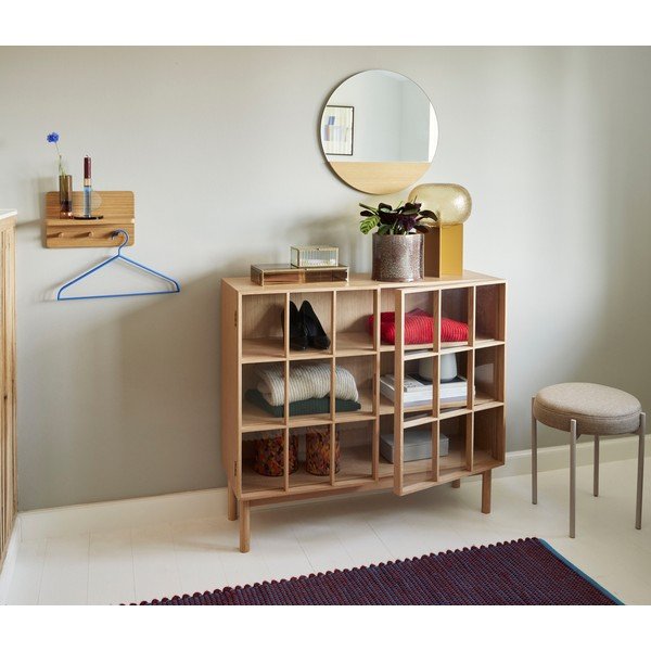 Veioză portocalie cu abajur din sticlă (înălțime 36 cm) Podium – Hübsch-image-2