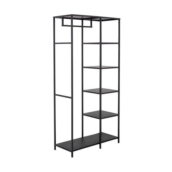 Suport pentru haine negru din metal 90x183x40 cm Valde – Bloomingville-image-3