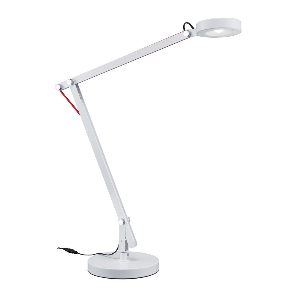 Veioză albă LED cu structură flexibilă (înălțime 90 cm) Amsterdam – Trio