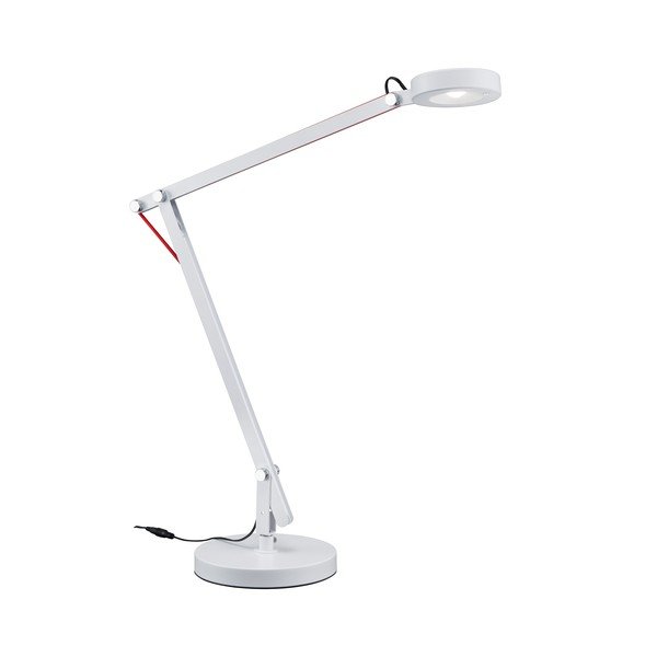 Veioză albă LED cu structură flexibilă (înălțime 90 cm) Amsterdam – Trio