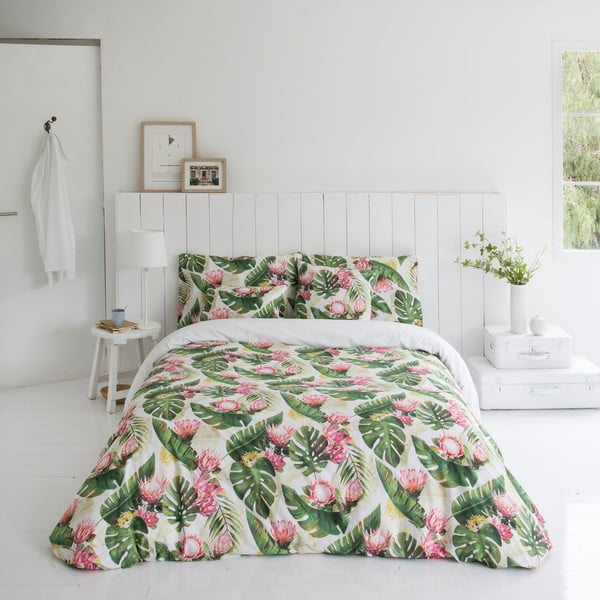 Husă pilotă din bumbac Marghett Protea, 220 x 220 cm-image-2