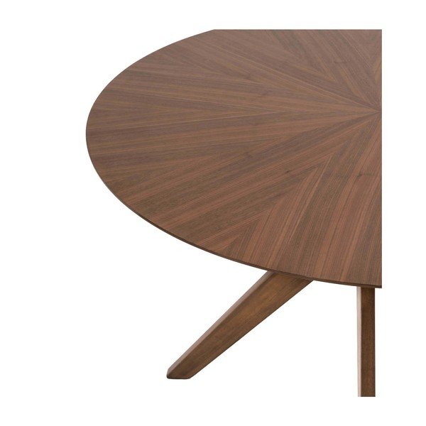 Masă dining în decor de nuc sømcasa Carmel, ⌀ 120 cm, maro-image-2