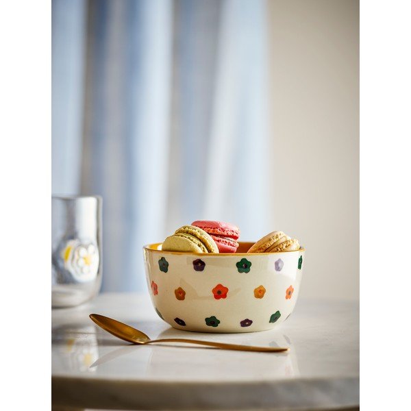 Bol pentru copii bej din gresie ø 12 cm Addy – Bloomingville Mini-image-1