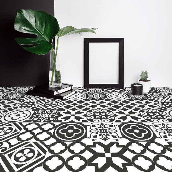 Set 30 autocolante pentru mobilier Ambiance Cement Tile Funiture Franco, 15 x 15 cm-image-2
