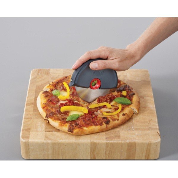 Feliator pentru pizza din silicon și inox Disc – Joseph Joseph-image-1