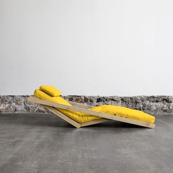 Șezlong extensibil Karup Figo Raw/Amarillo-image-2