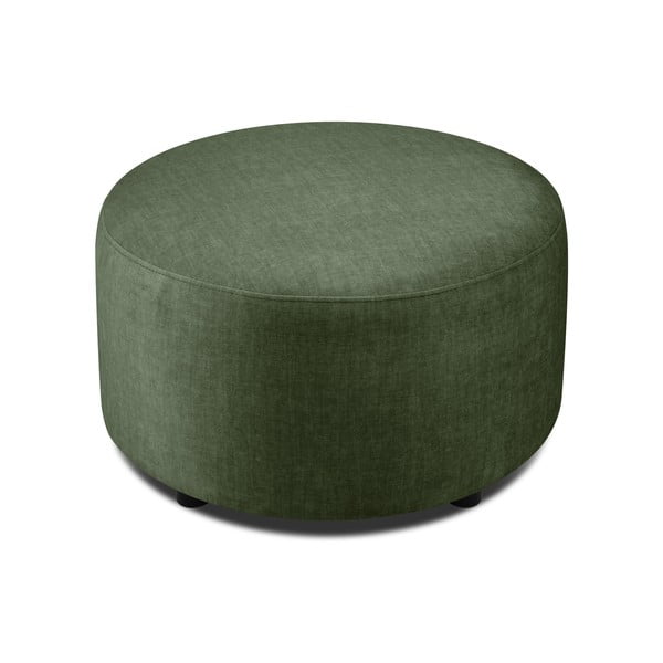 Puf din catifea Mazzini Sofas Debbie, ø 68 cm, verde-image-2