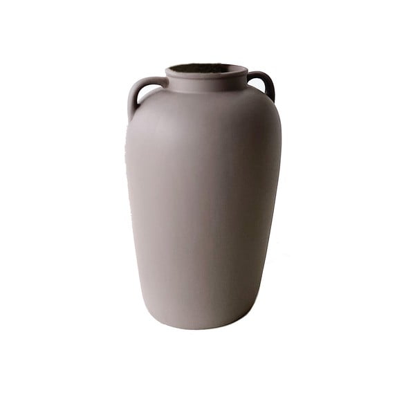Vază din ceramică Rulina Pottle, gri - maro