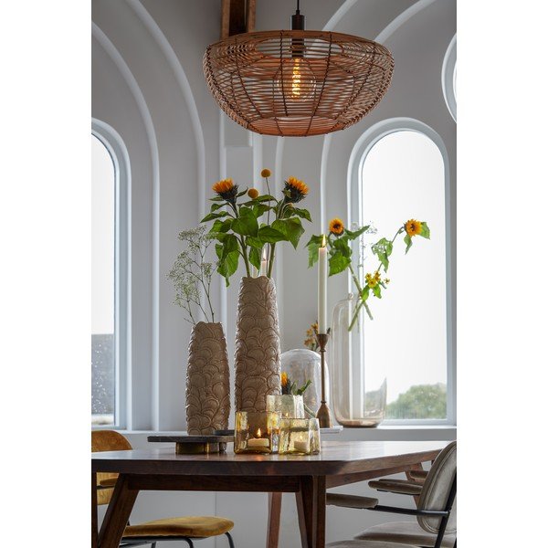 Lustră cu abajur din ratan ø 50 cm Milan – Light & Living-image-2