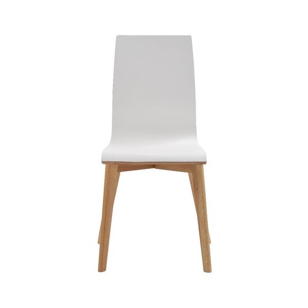 Scaun de dining cu picioare maro Rowico Grace, alb-image-2