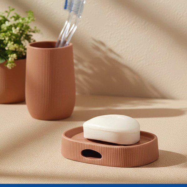 Săpunieră maro din ceramică Fablo – Wenko-image-1