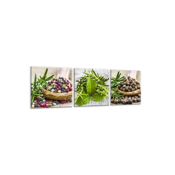 Set 3 tablouri din sticlă Styler Spices Dos-image-2