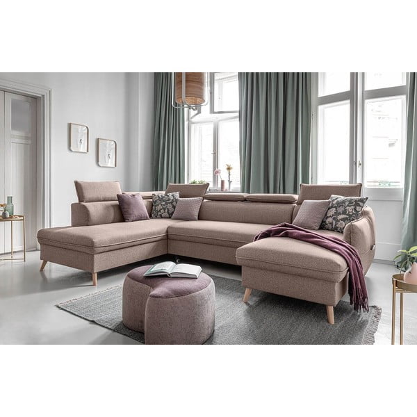 Colțar bej extensibil (cu colț pe partea stângă ) Sweet Harmony – Miuform-image-4