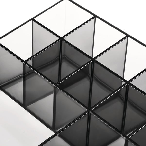 Organizator de baie negru mat pentru cosmetice din plastic reciclat Cosmetic Station – iDesign-image-4