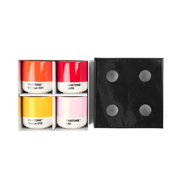 Cești 4 buc. pentru espresso din porțelan 100 ml Macchiato – Pantone-image-1