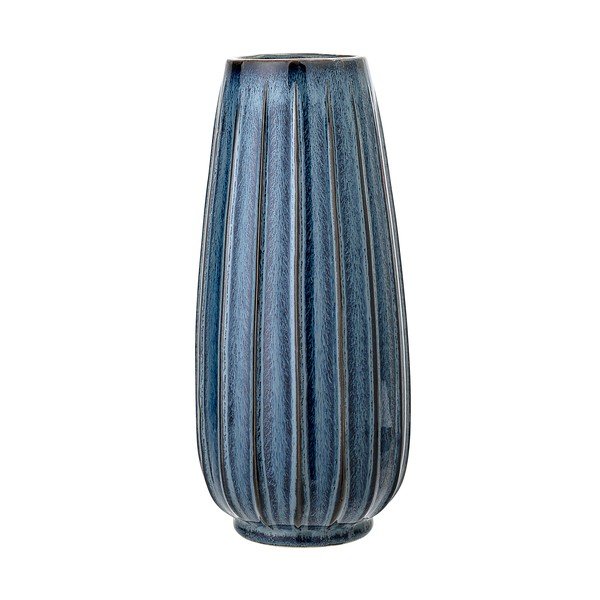 Vază din gresie ceramică Bloomingville Kayla, albastru