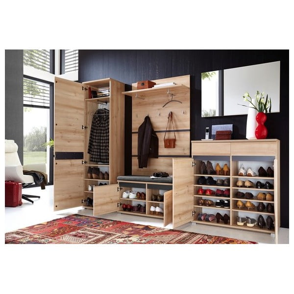 Panou de agățat diverse în culoare naturală cu aspect de lemn de fag Lissabon – Germania-image-3