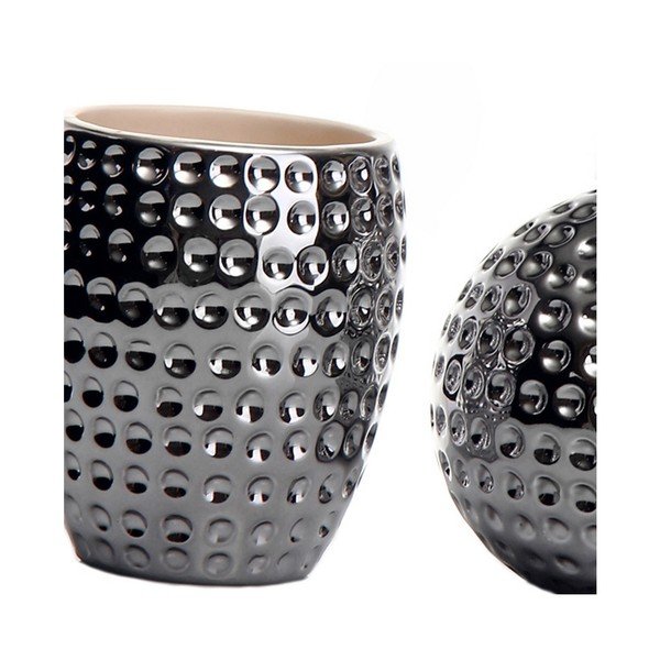 Set de accesorii de baie argintiu – Casa Selección-image-2