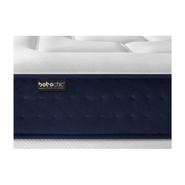 Saltea Bobochic Paris Velours, 140 x 190 cm, alb-albastru-image-3