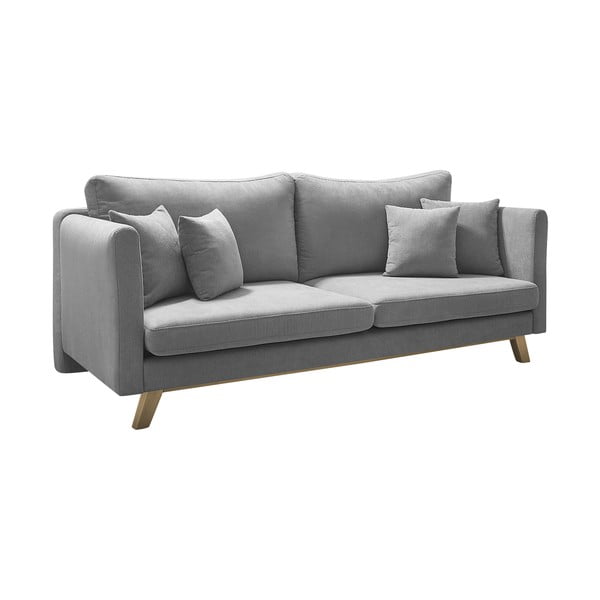 Canapea extensibilă Bobochic Paris Triplo, gri-image-3