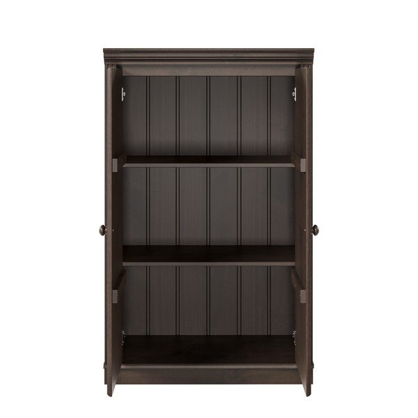 Dulap maro închis din lemn de pin 74x118x35 cm Anita – Støraa-image-3