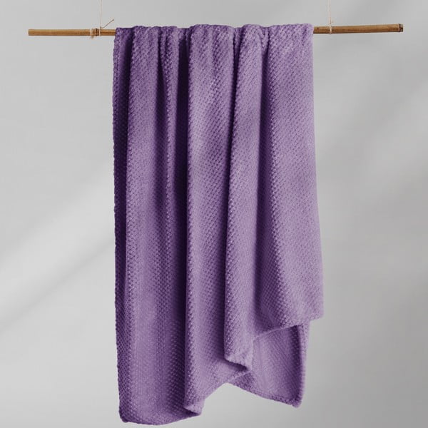 Pătură din microfibră DecoKing Henry, 70 x 150 cm, mov-image-4