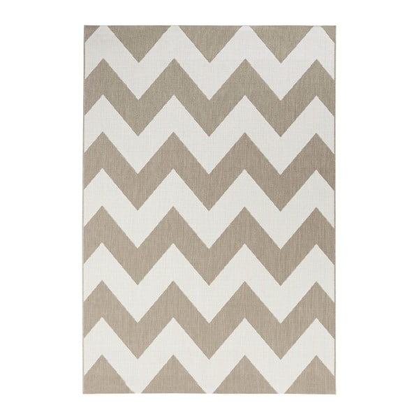 Covor adecvat interior/exterior Bougari Unique, 160 x 230 cm, bej-alb