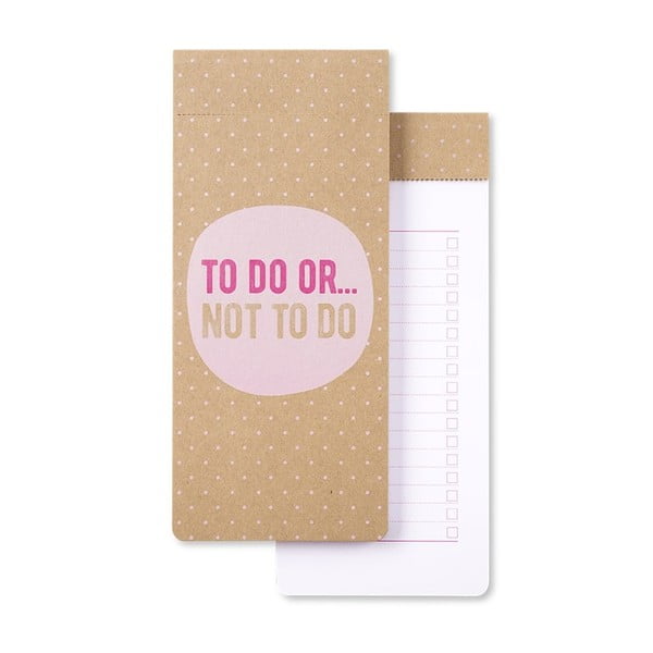 Caiet notițe GO Stationery To Do Or Not