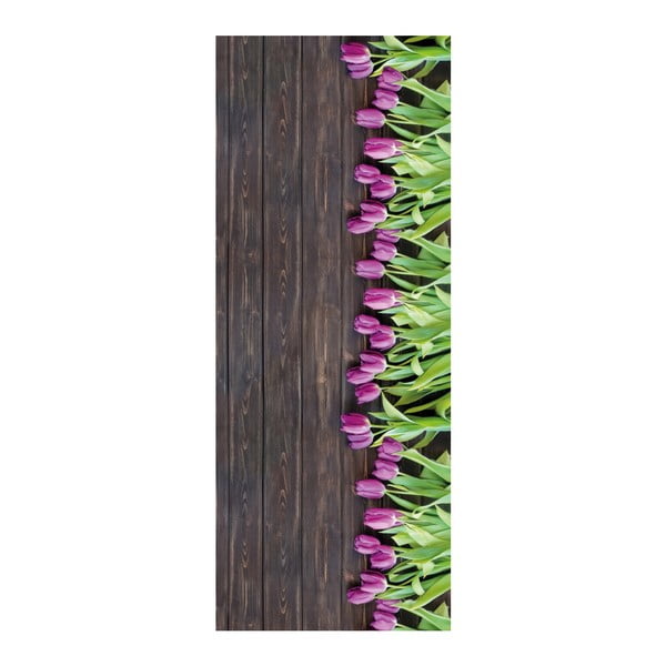 Covor foarte rezistent Webtappeti Tulips, 58 x 280 cm 
