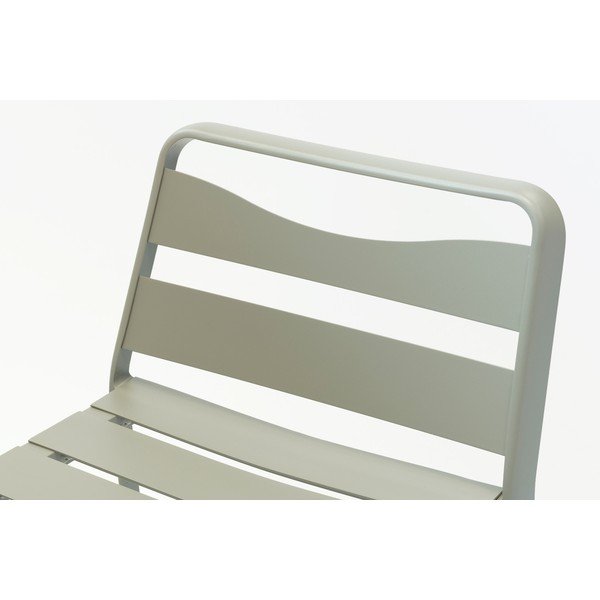 Scaune de grădină gri 2 buc. din metal Spring – Ezeis-image-2