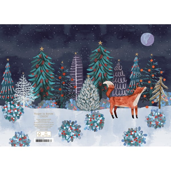 Felicitări 5 buc.  cu model de Crăciun Lodestar  – Roger la Borde-image-1