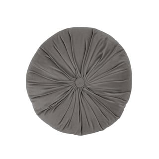 Pernă decorativă din catifea Tiseco Home Studio Velvet, ø 38 cm, gri