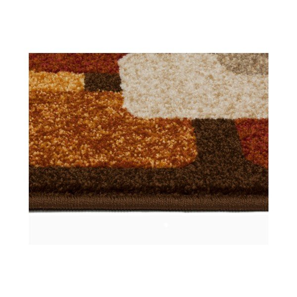 Covor Universal Boras, 57 x 110 cm, maro - portocaliu -image-1