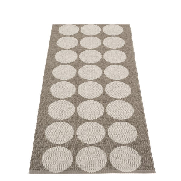 Covor tip traversă pentru interior și exterior maro/bej 70x160 cm Hugo Walnut Linen – Pappelina