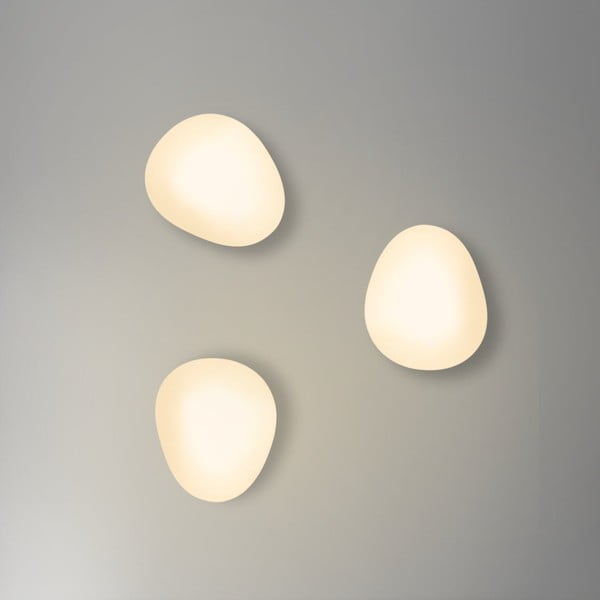Aplică de perete albă Stones – Candellux Lighting-image-1